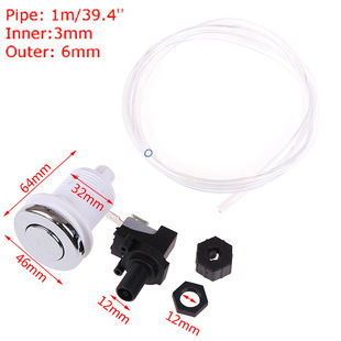 Pneumatic Air Pressure Switch for Surf Massage Bathtub (32 Buttons + 6.3 Long Double) Chair Pneumatic Switch