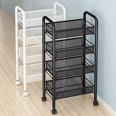 Beauty Trolley kitchen Shelf to ground multi-storey Storage rack Shelf bedroom Storage Removable Storage racks
