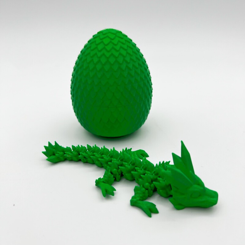 国境を越えた人気の 3D プリントクリスタルドラゴンクリスタルエッグミニドラゴンエッグセット手作り動物モデル子供のおもちゃ|undefined