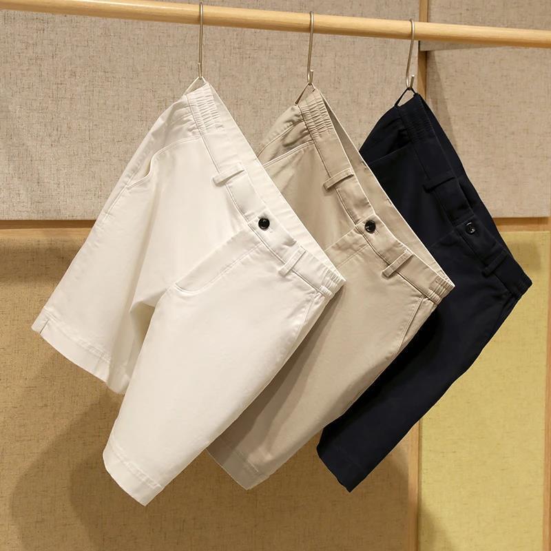 Luxurious, Cool, Exquisite and Stylish Twill Stretch Cotton Men's Neat Casual Shorts Luxurious, Cool, Exquisite and Stylish Twill Stretch Cotton Men's Neat Casual Shorts