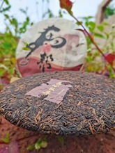 2017年陳香雲南大葉種茶 馬幫茶普洱熟茶餅357g 雲南七子餅茶批發
