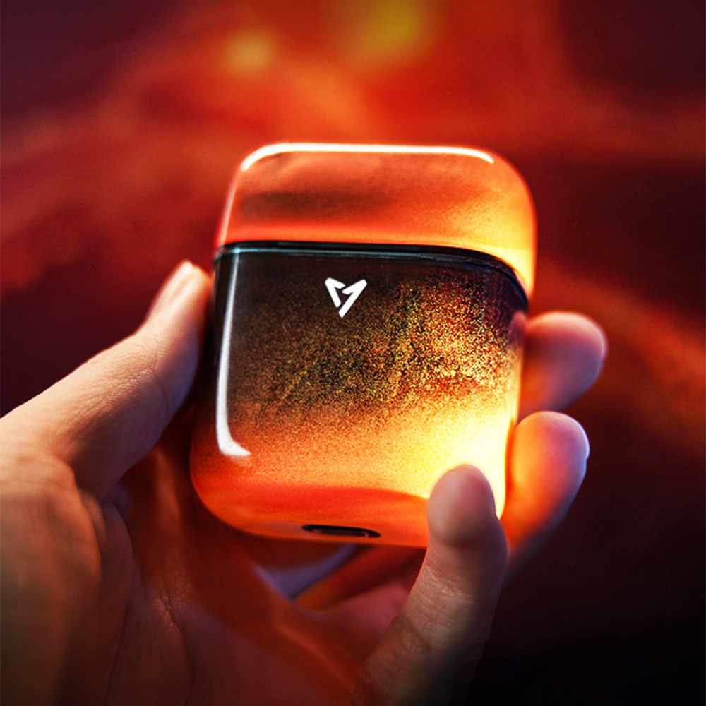 Nuevos auriculares inalámbricos verdaderos con reducción activa de ruido, Bluetooth, de alta calidad, con batería de larga duración, para deportes electrónicos, con diseño de arenas movedizas luminosas.