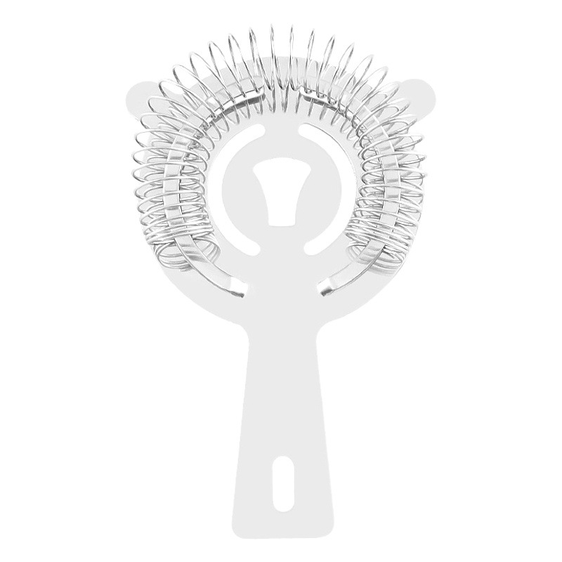 Filtro de hielo para cócteles de acero inoxidable, separador de hielo para cócteles, colador de hielo, filtro de hielo para vaso mezclador.