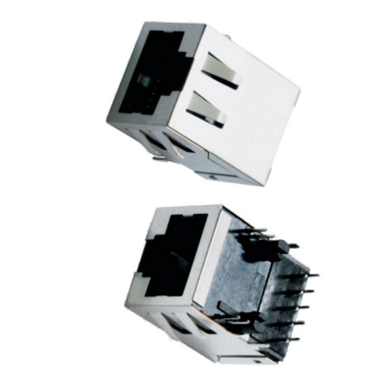 笔记本RJ45插口无灯   网孔RJ45连接器  网口卧式RJ45插座