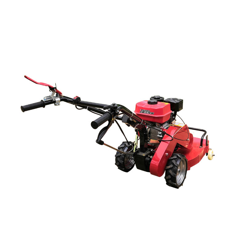 汽油款手扶割草机 自走式除草碎草还田机 除果园学校工厂杂草机