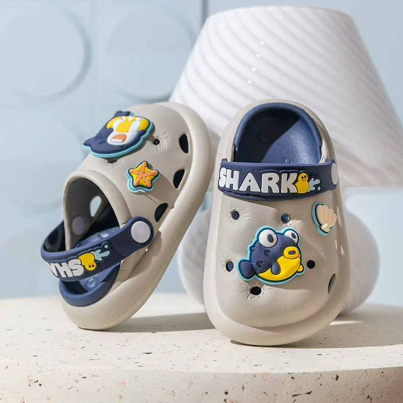Детские сандалии, дышащие тапочки, прочные, детские сандалии для мальчиков 140–210 мм