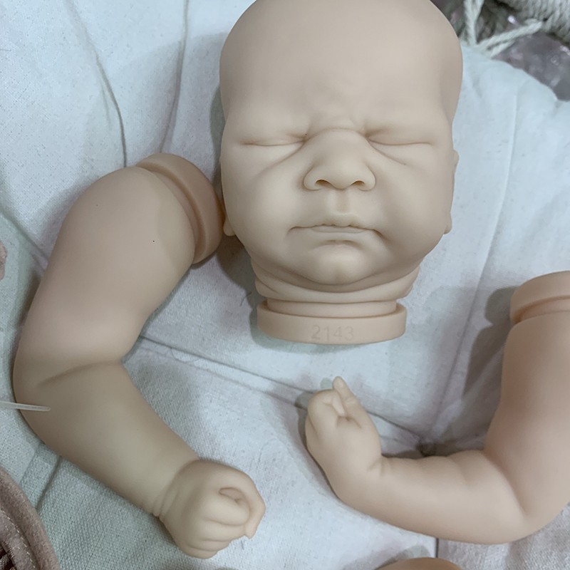 17 pulgadas renacido muñeca kit kovu suave toque real renacer muñeca molde