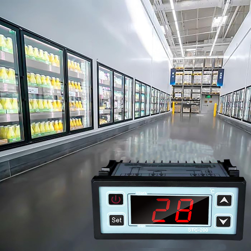 Stc—200 Digital Thermostat Seafood Chiller Electric Cabinet Air Conditioner Microcomputer Temperature Controller Stc—200 Digital Thermostat Seafood Chiller Electric Cabinet Air Conditioner Microcomputer Temperature Controller