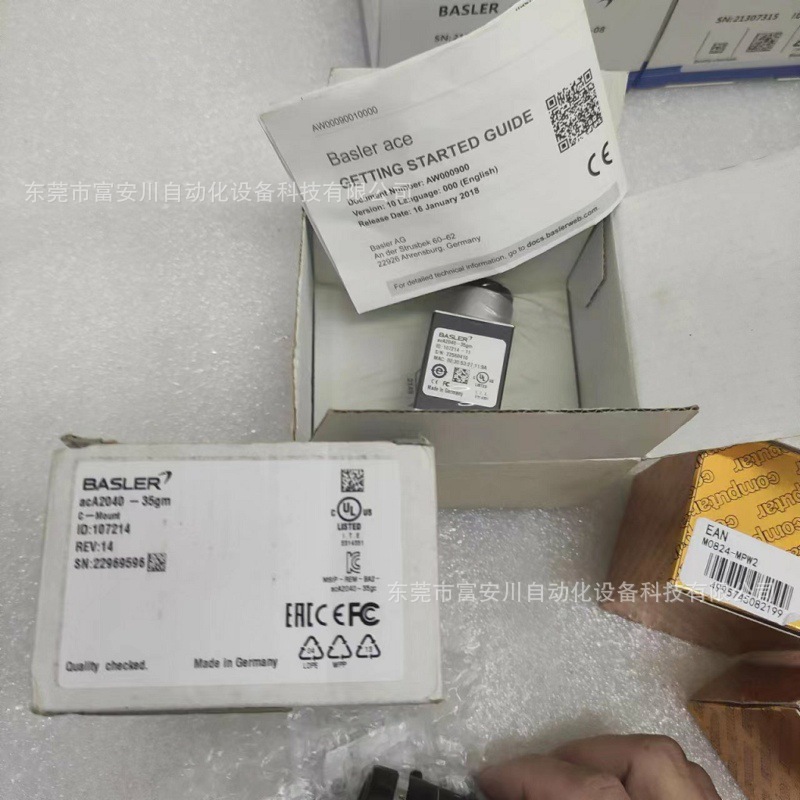 全新原装德国XLSLER巴斯勒 acA2040-35gm  工业相机实拍现货议价