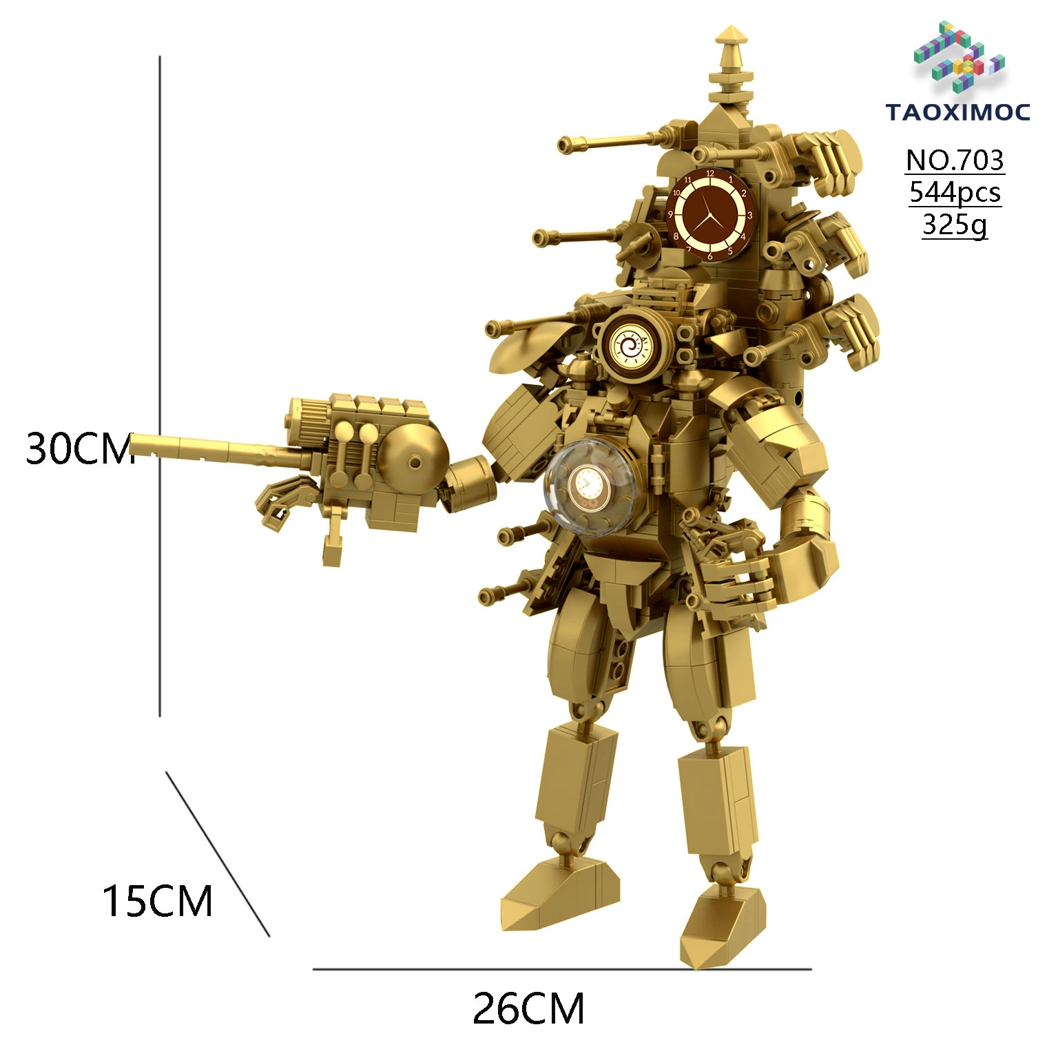 Toilet Constructor Watch: Children's Smart Toy Minifigure Kit - 504pcs, Educational Building Fun by Other