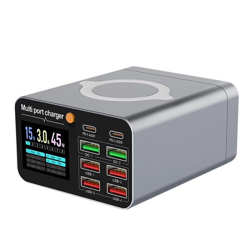 Fast Charging Charger, Multi-Functional Laptop, Tablet, and Mobile Phone Charger, Multi-Port Fast Charging Head, Desktop Charging Station, Desktop