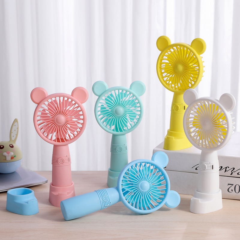 Wholesale mini handheld small fan USB rechargeable home bed student classroom mute electric fan New