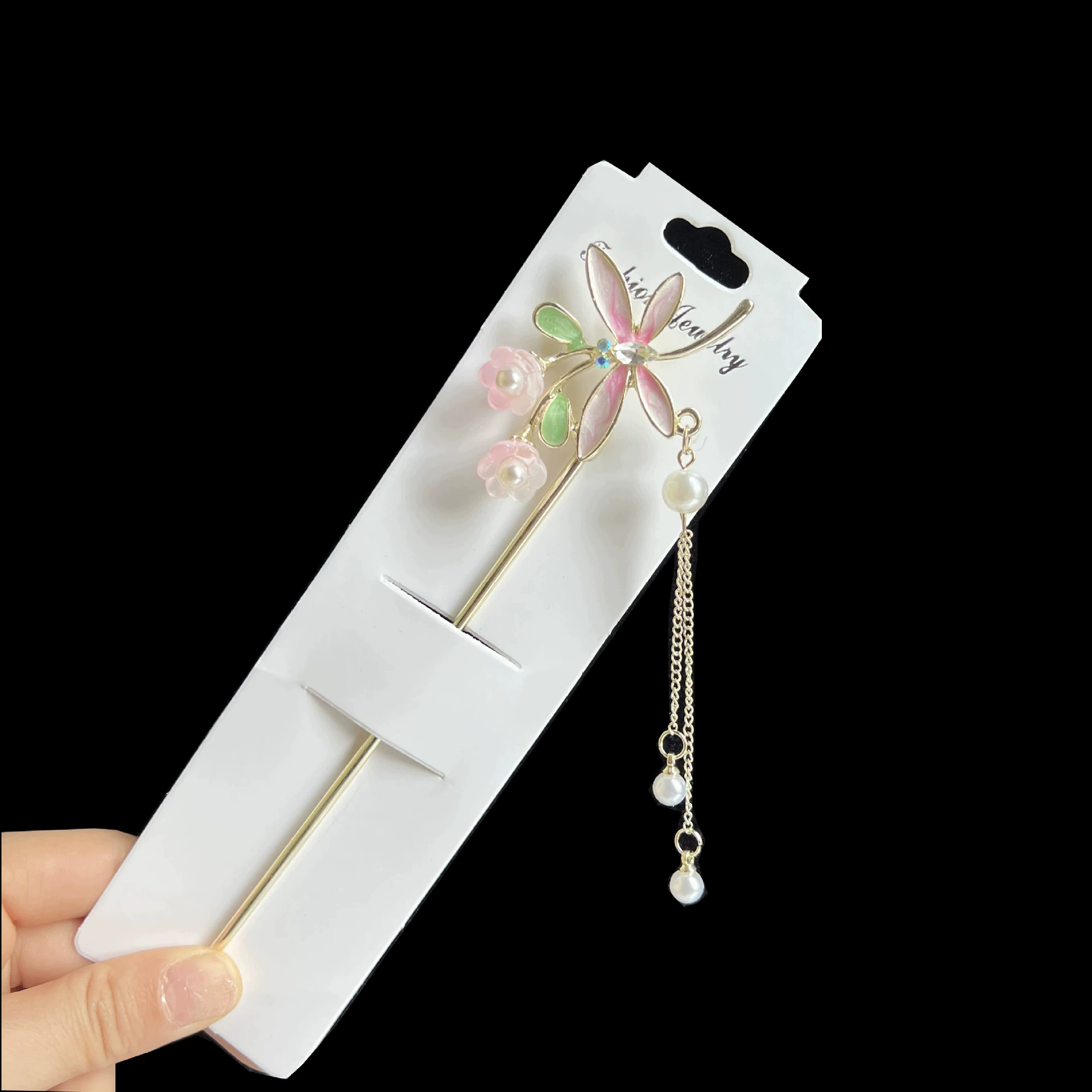 Hairpin Hanfu заколка для волос, орхидея цветочный декоративный аксессуар для волос, простая элегантная китайская стиль
