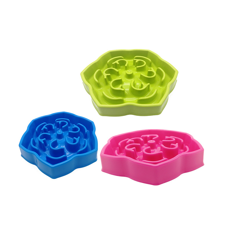 亚马逊ebay跨境新款宠物狗狗慢食碗 便捷防噎缓食狗粮碗批发