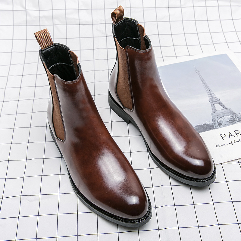 Cross-Border British Style Plus Size Fashion Men's Foreign Trade Autumn Winter Leather European And American_voghion.com