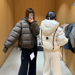 现货alo短款羽绒服女连帽肯豆同款外套加厚个性百搭防寒保暖棉服