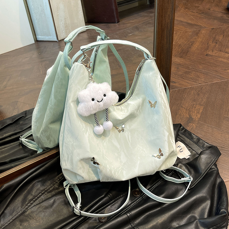 Tote Bag de mujer 2024 nueva mochila casual sensación de alto nivel multifuncional mochila de viaje ligera de hombro