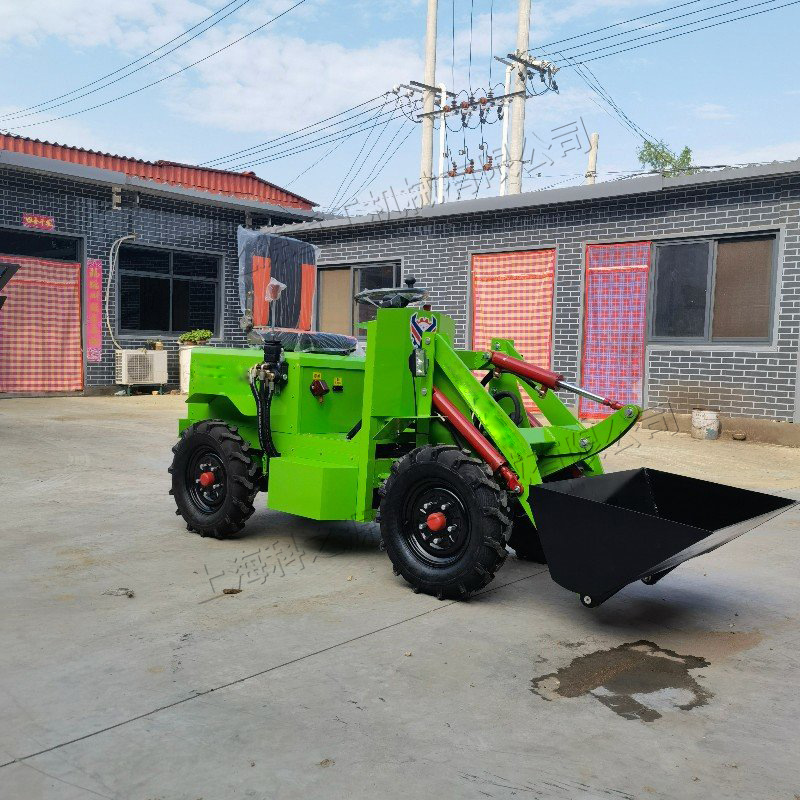 05型电动静音装载机 土石方施工机械小铲车 木材铲料上料装卸车