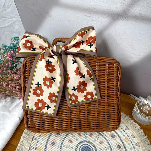 Imitation rattan woven box, retro storage suitcase, gift packaging, rattan box, empty box, rattan box, Dragon Boat Festival gift box