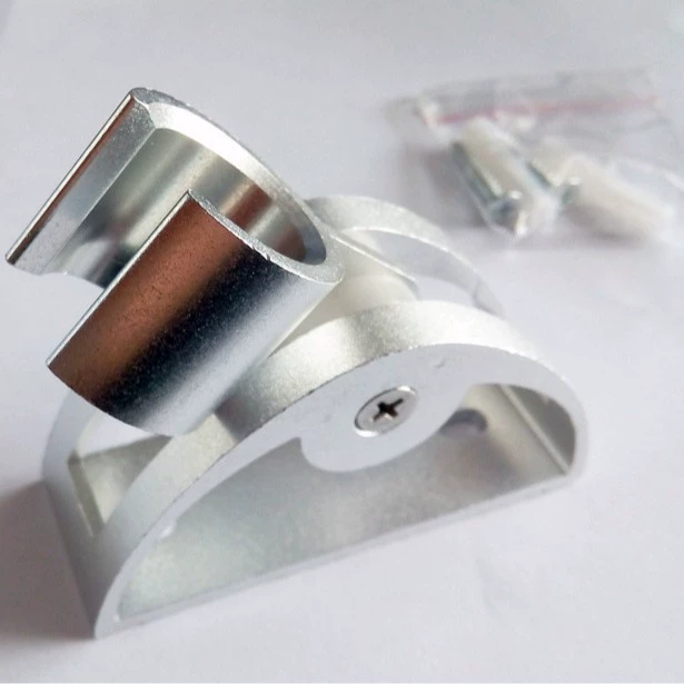 Cross-border American support space aluminum shower base shower head bracket adjustable angle with hook