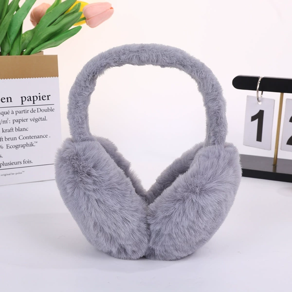 B imitation rabbit hair - gray