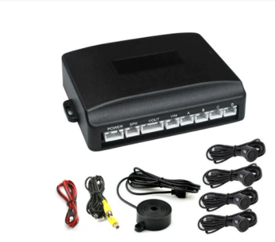 hanging adjustable ccd camera, Park radarı - visual-beep-black-4-probe