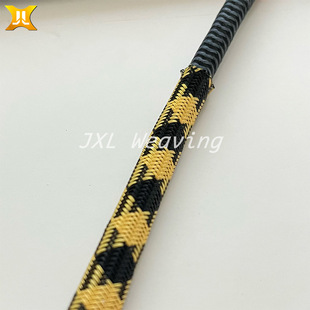 Splendid 6mm encryption wear-resistant snakeskin network management PET automotive data harness sleeve sample custom processing