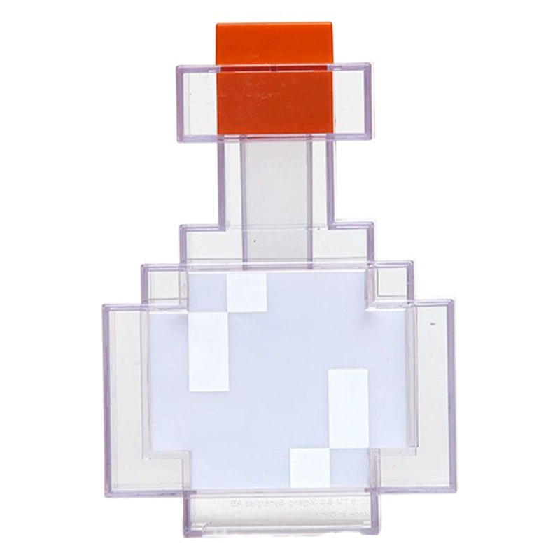 Мой мир вокруг алмазной руды Изменение цвета лампы Зелье Бутылка Факел Модель Подарочный ночник