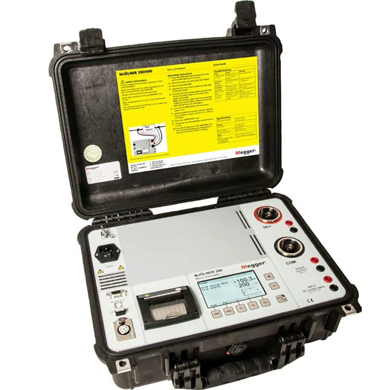 Мег Мэгмей? LNER200 микроомиметр Электронные электрические резистивные специальные испытания