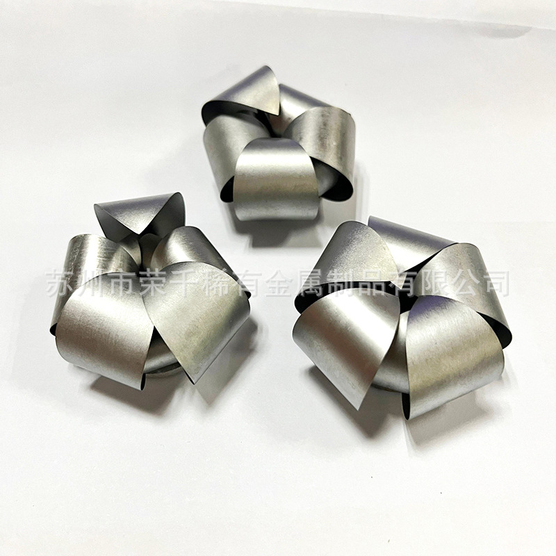 温控实验教材用镍钛记忆合金花双层镍钛热缩花NiTi03温控记忆花朵