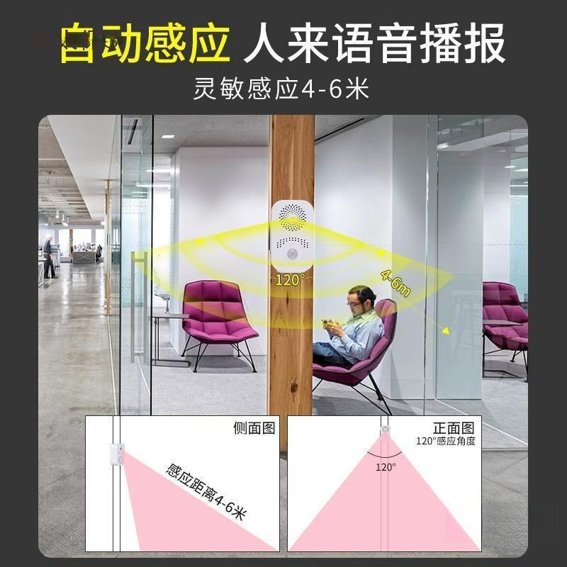 进门欢迎光临感应器防控进店店铺门口迎宾语音提示录音超市垒德株