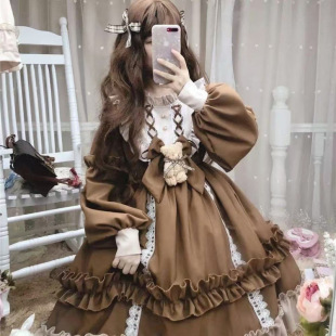Spring Lolita Skirt Full Set Japanese Style Cute Loli Student Dress Lolita Soft Girl Skirt Princess Daily Skirt