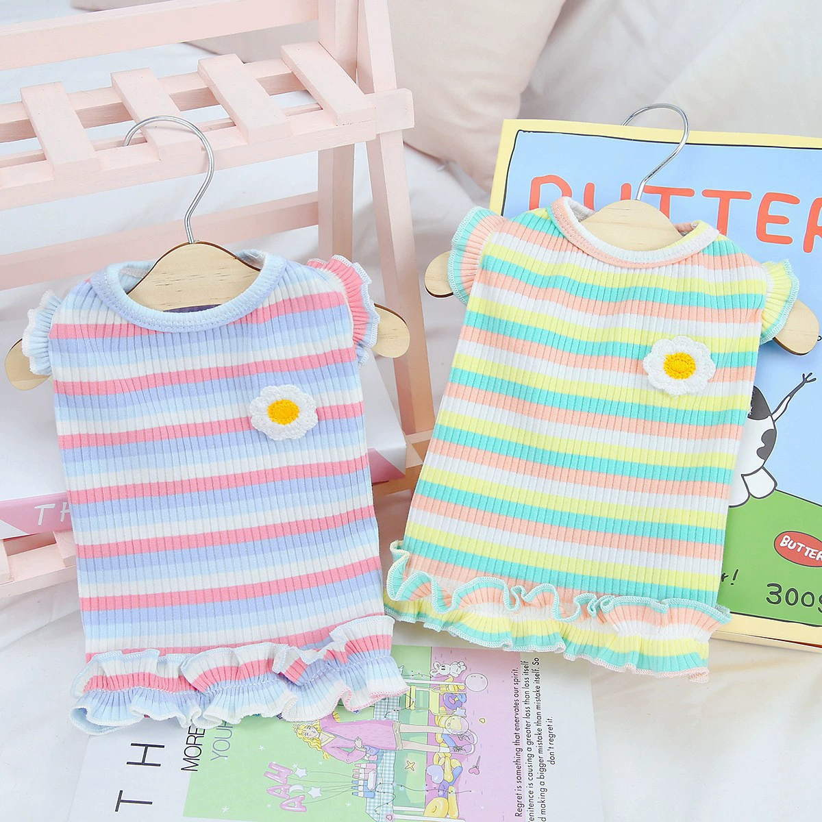 Кошачья одежда, чтобы предотвратить выпадение волос, тонкий милый котенок летом котенок жилет для молодых кошек