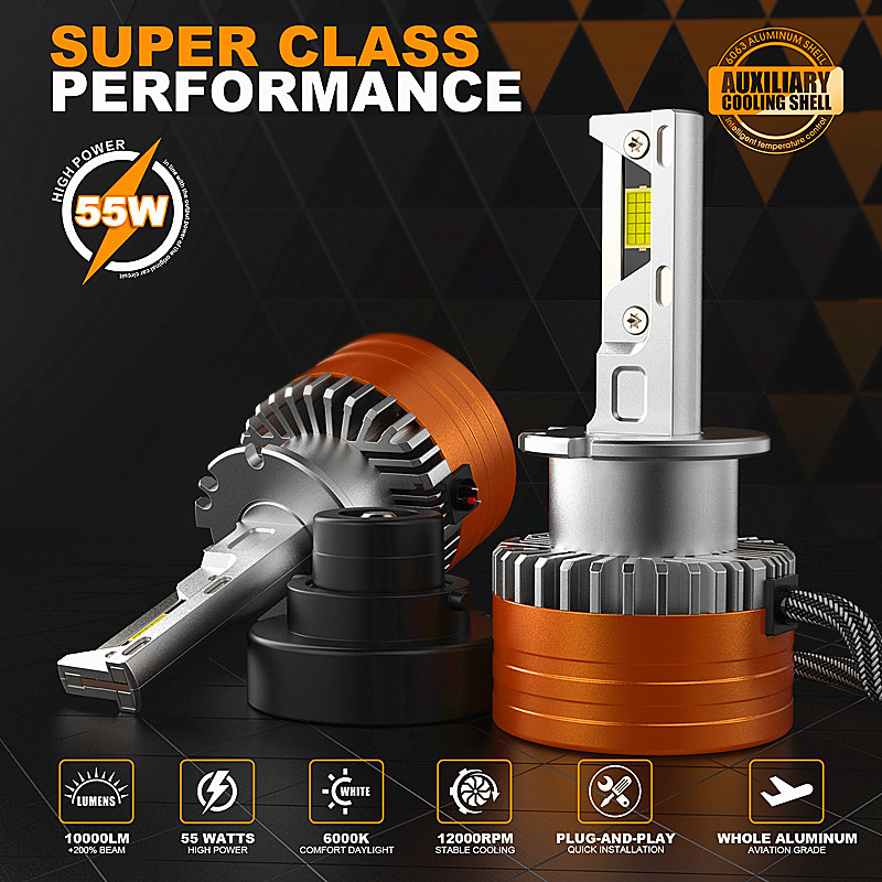 Lámparos de luz LED de alta luminosidad serie D D1S / D2S / D3S / D4S / D8