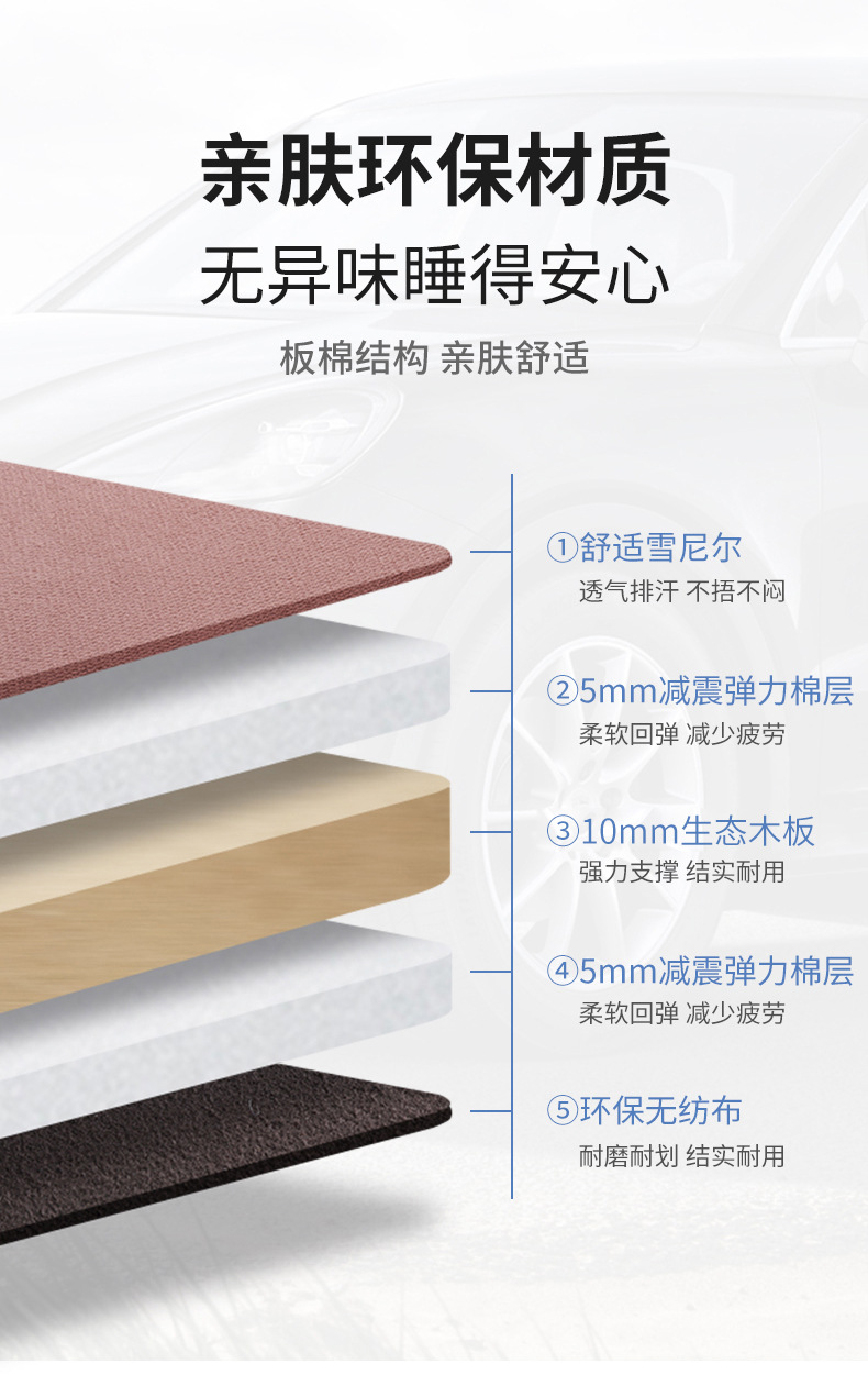 Audi Q5L car suv special rear sleeping mat foldable bed car rear seat trunk mattress sleeping artifact