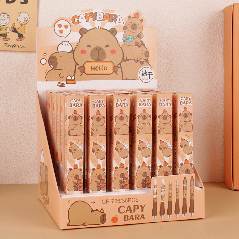 GP - 727 Ultraman bolígrafo ciego estudiante bolígrafo neutro de secado rápido 0.5mm bolígrafo negro de agua de agarre suave bolígrafo de descompresión