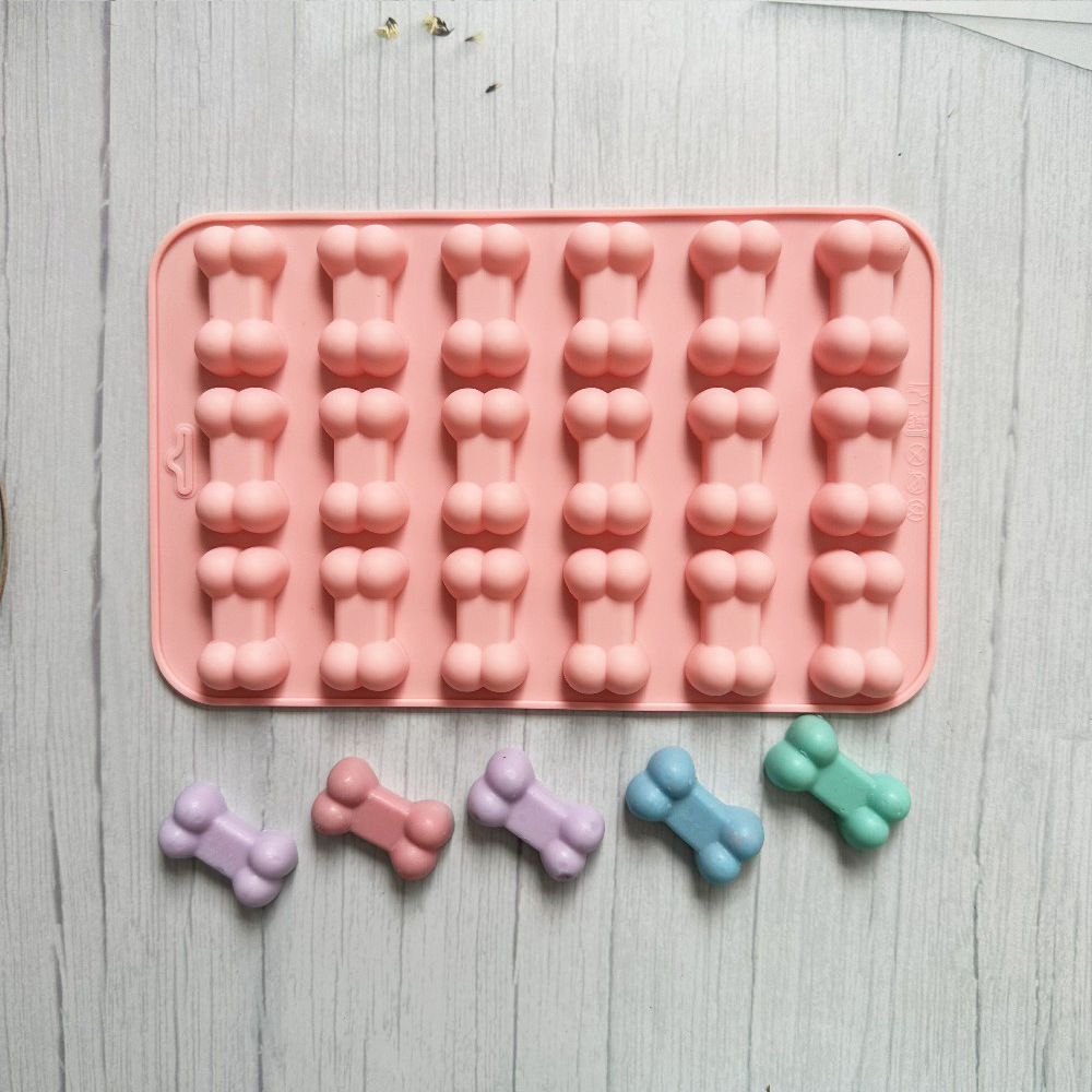 18 huesos 163 chocolate molde de silicona pastel helado pudín molde de postre jabón utensilios