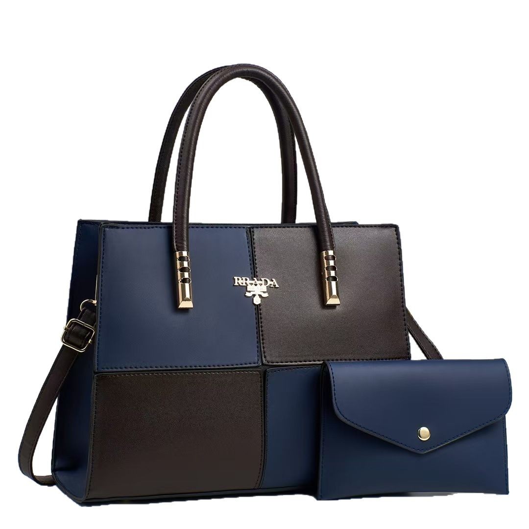 Moda pu bolso de dos piezas conjunto 2025 nuevo hombro mochila de gran capacidad de viaje bolso de mujer venta al por mayor