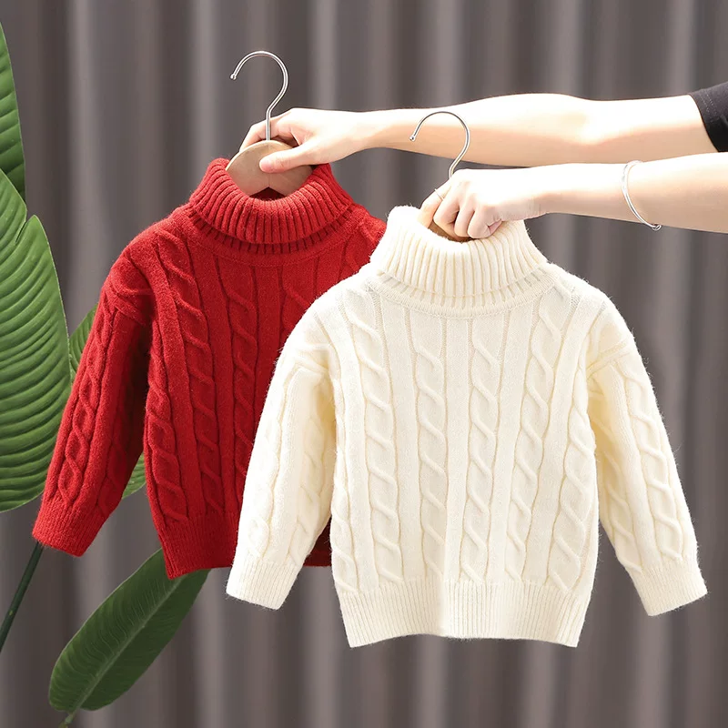 Keep warm sweater, demi-season knitted body-friendly set girl's