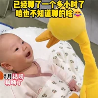 Милая плюшевая игрушка-утка, детский кактус для детей 0-3 лет, ребенок учится говорить, кукла, говорящая утка 1