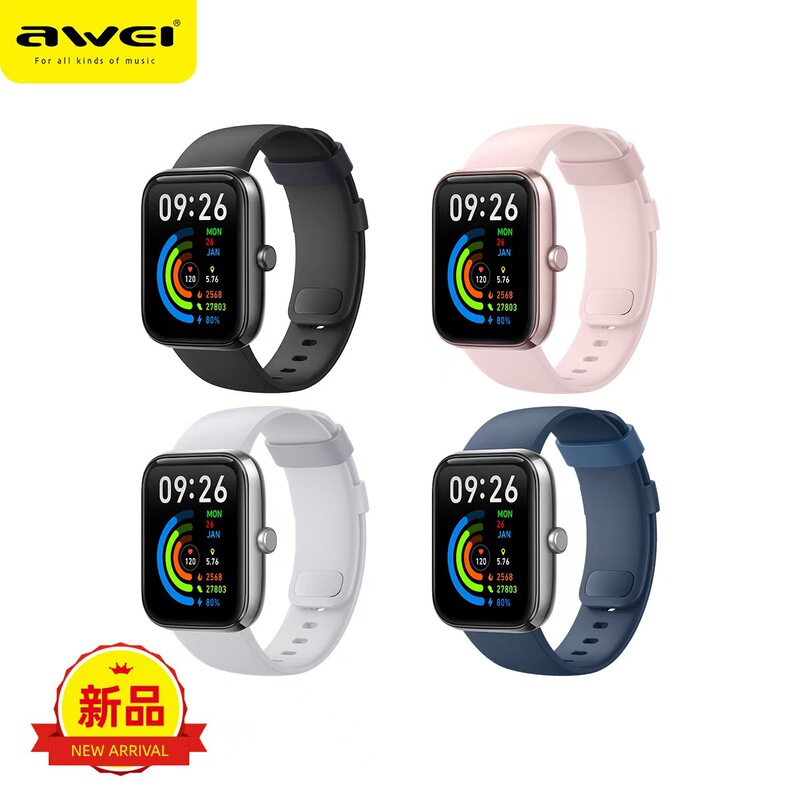 Awei H45 HD Large Screen Smart Watch Health Sleep Exercise Heart Rate Monitoring Bluetooth HD Call Awei H45 HD Large Screen Smart Watch Health Sleep Exercise Heart Rate Monitoring Bluetooth HD Call