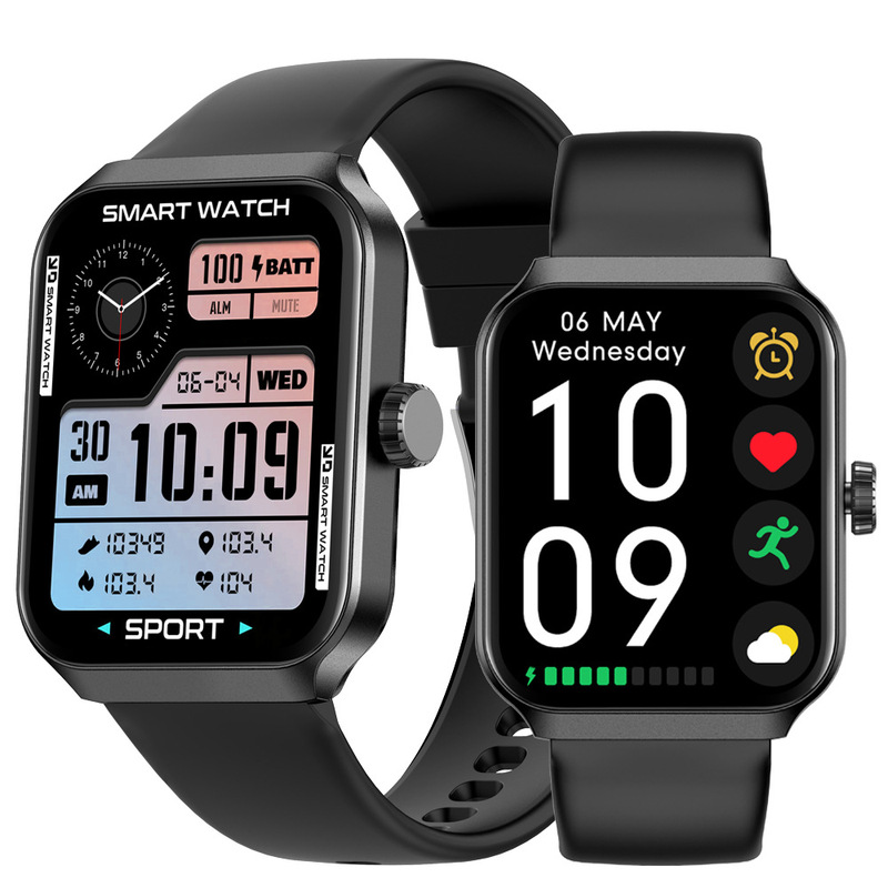 New 1.8-Inch Heart Rate Blood Pressure Blood Oxygen Sleep Women's Health Sports Waterproof Ip68 Phone Smart Watch