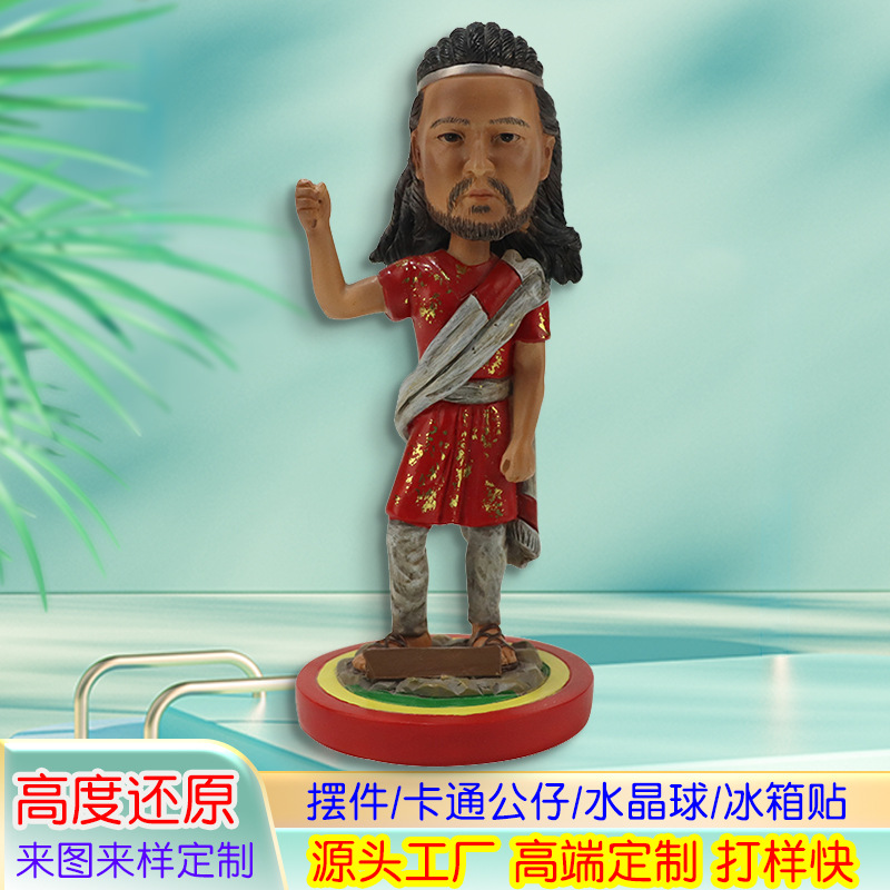 树脂摆件定制创意人偶桌面摆件装饰少数民族公仔小摆件树脂工艺品