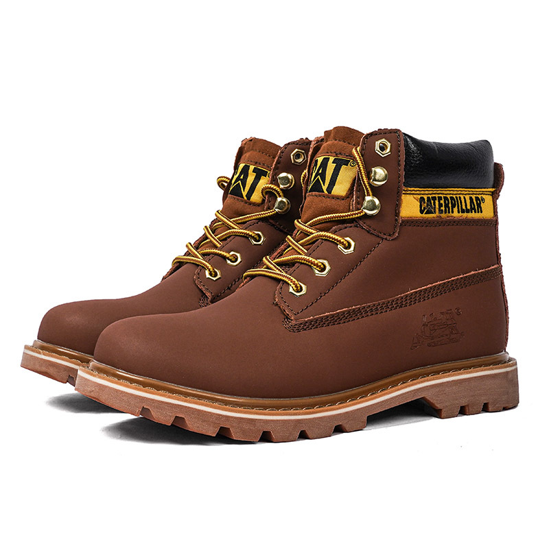 Botas Martin de caída grande en otoño y invierno al aire libre para hombres y mujeres zapatos de viaje botas de trabajo de cuero mate mate mate