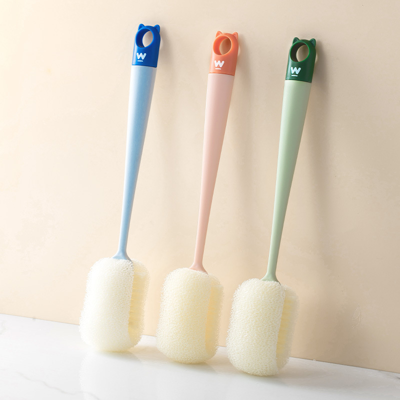 Cup washing artifact Cup brush Cup brush cleaning brush loofah Cup long handle Sponge milk bottle brush Cup cleaning decontamination Cup washing artifact Cup brush Cup brush cleaning brush loofah Cup long handle Sponge milk bottle brush Cup cleaning decontamination