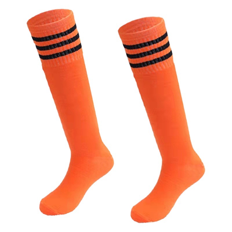Children's Football Socks Students Long Barrel Striped Sports Dance Cheerleading Performance Socks Festival Knee Socks for Men and Women