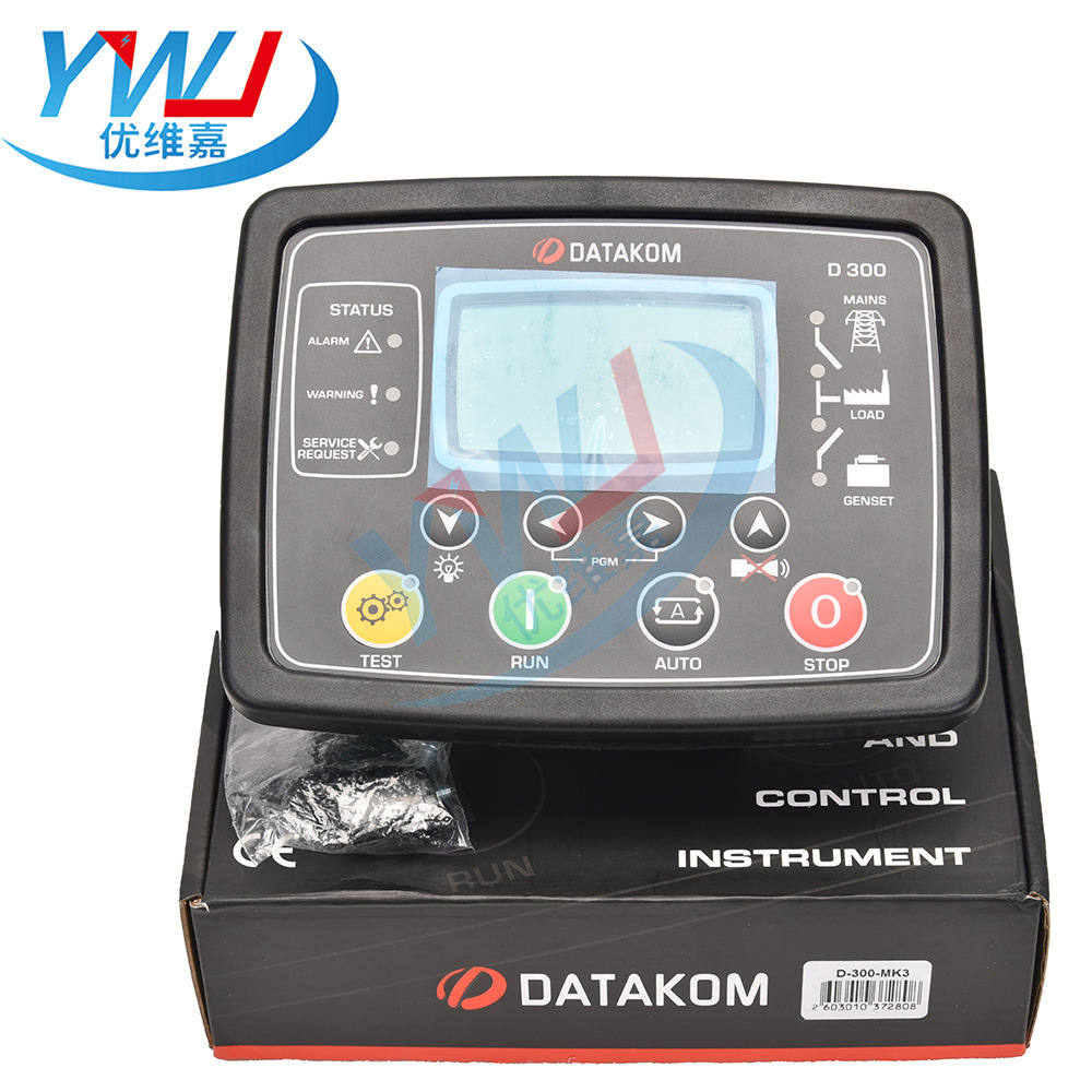 DATAKOM原装控制器 D300 土耳其控制模块柴油发电机组面板D500