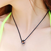 Necklace cord, strap, pendant suitable for men and women, black red rope bracelet, wholesale