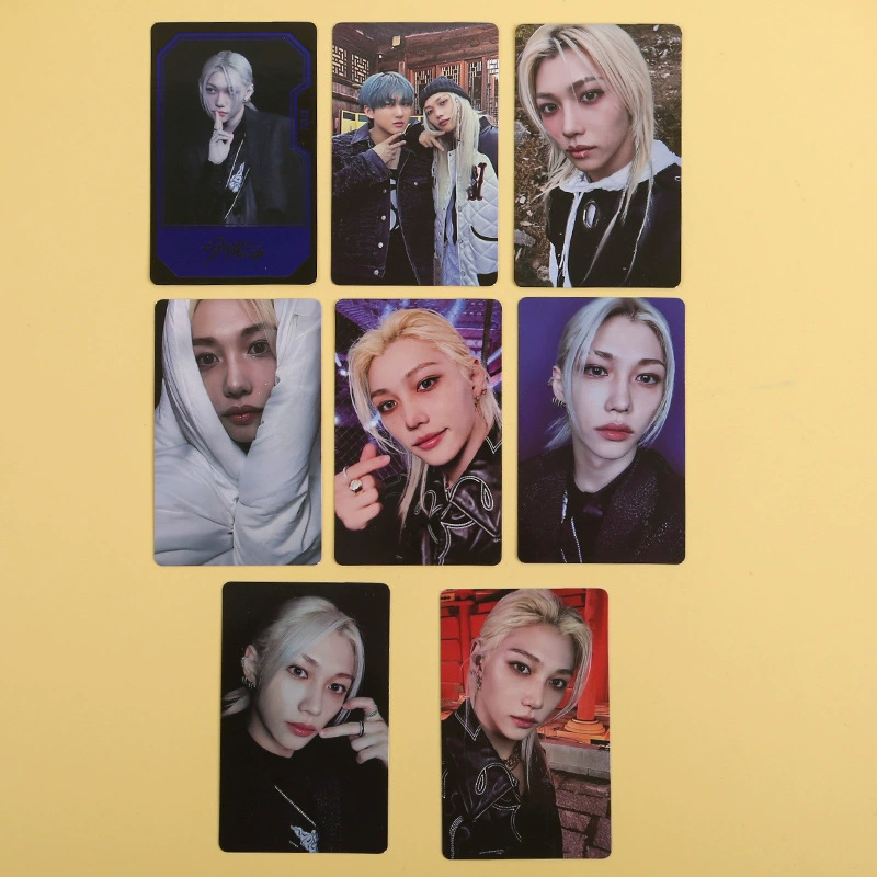 Коллекционная карточка (STRAY KIDS) Спецвыпуск HOP, 5,4×8,6 см, варианты участников и дизайнов