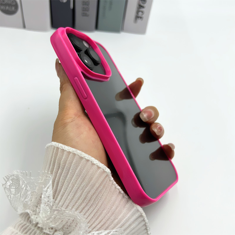 30g Weight iPhone Applicable Brands Phone Cases Classification PC Material Solid Color Pattern Cute, Simple Style Style PC Solid Color Cute Simple Style Phone Cases Phone Accessories 3